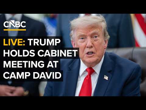 LIVE: President Trump holds a Cabinet meeting at Camp David — 7/31/2026