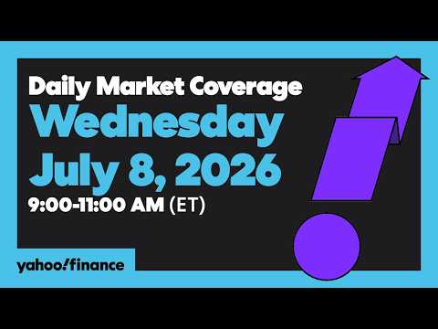 Yahoo Finance Live: Daily Market Coverage – July 8, 2026 9AM-11AM (ET)