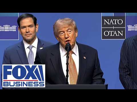 Trump holds presser from NATO summit as Iran conflict reignites