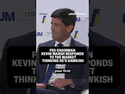 Fed Chairman Kevin Warsh responds to the market thinking he’s hawkish. 🦅