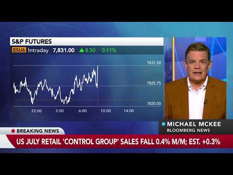 US Retail Sales Drop More Than Expected in July