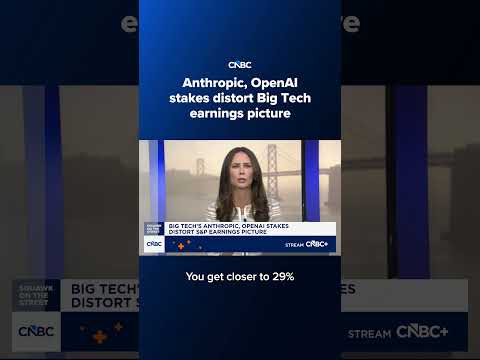 Anthropic, OpenAI stakes distort Big Tech earnings picture