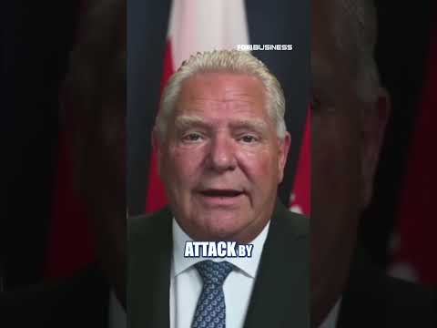 Trump tariffs ROCK Canada: Ontario premier FIRES BACK #shorts
