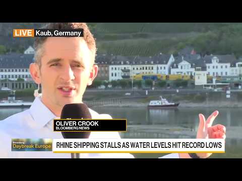 Europe’s Heat Wave Disrupts Key River Shipping Route