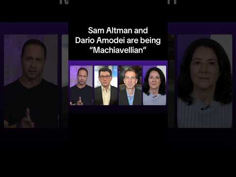 Sam Altman and Dario Amodei are being “machiavellian,” analyst says.
