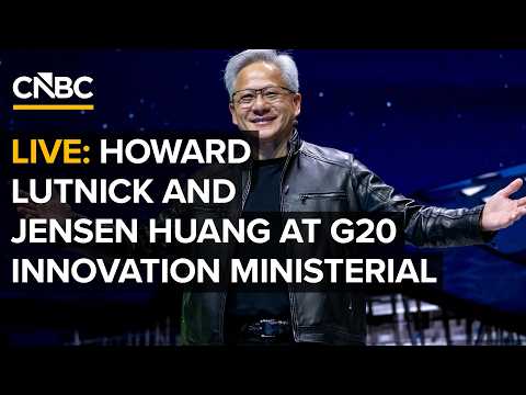 LIVE: Commerce Sec. Lutnick and Nvidia CEO Jensen Huang in a fireside chat at G20 meeting — 9/2/2026