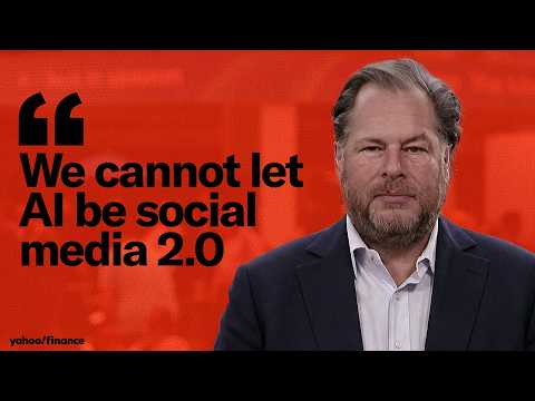 Salesforce CEO Marc Benioff: “We cannot let AI be social media 2.0”