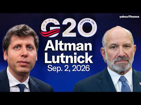 LIVE: Sam Altman and Commerce Secretary Lutnick | G20 Innovation Ministerial