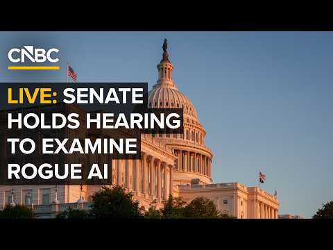 LIVE: Senate holds hearing to examine threats from rogue AI — 9/30/26
