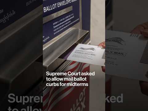 Supreme Court asked to allow mail ballot curbs for midterms#shorts #supremecourt #trump #voting