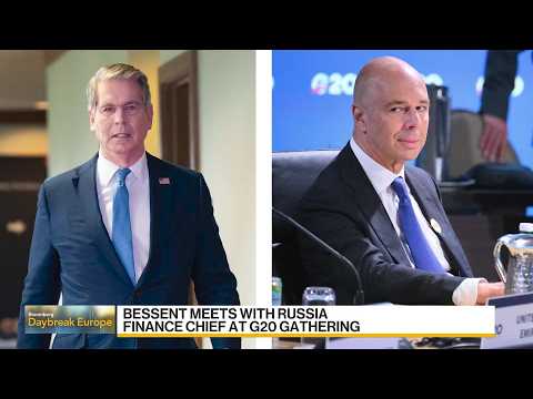 Bessent Meets Russian Finance Chief, Modi Urges Putin to End War
