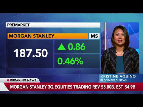 Morgan Stanley Profit Climbs on Equity Trading, Wealth Management