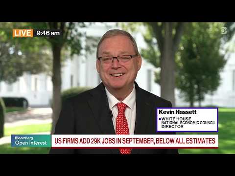 NEC’s Hassett on Jobs Report, Powell’s Future, Bonds, Paying Down US Debt