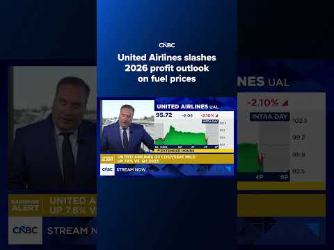 United Airlines slashes 2026 profit outlook on fuel prices