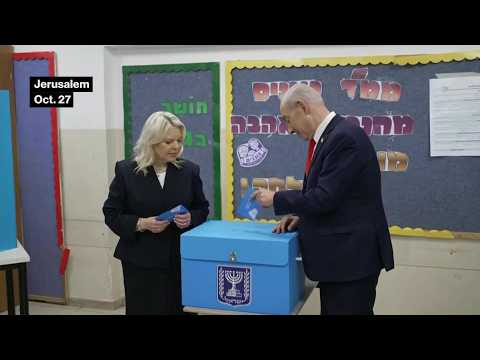 Israel’s Netanyahu Casts Ballot as He Seeks Reelection