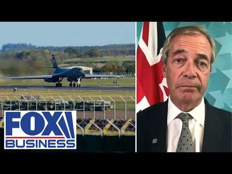 ‘ASHAMED’: Farage HAMMERS UK after US pulls bombers from airbase