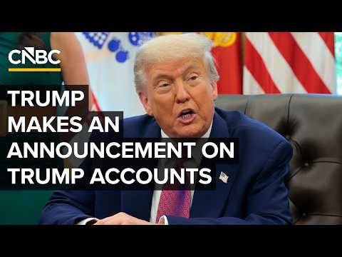 President Trump announces automatic enrollment for Trump Accounts — 10/7/2026