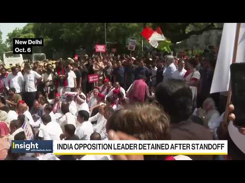 Indian Opposition Leader Detained as Protests Escalate