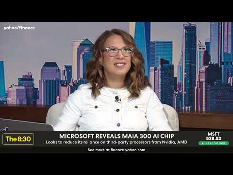 Microsoft unveils its Maia 300 AI chip to cut its reliance on Nvidia | The 8:30